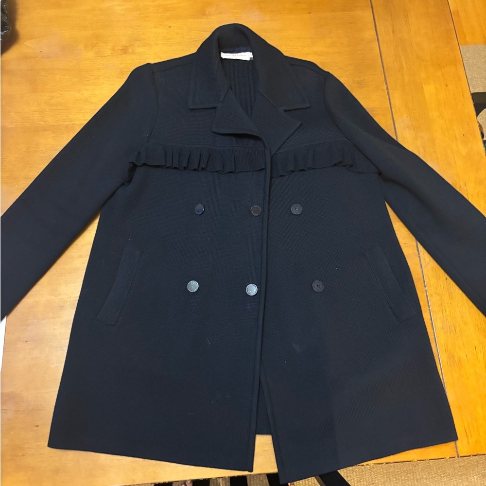 Tory Burch rare sweater blazer- Navy - size medium